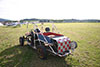 Le Buggy, voiture de piste offerte par le Club de Bietigheim, utilisé pour les grandes occasions.