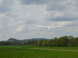 Décollage au treuil